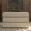 Stanley - 6 Drawer Dresser With Crocodile Texture (Mirror Not Included) - Gray