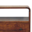 Curved Charm Console - Brown