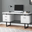 Computer Desk For Home Office, Laptop, Left, Right Set - Up, Storage Drawers, Contemporary & Modern