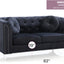 Stylish Sloped Arm Loveseat