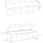 Castleford - Contemporary Storage Ottoman