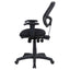 Swivel Office Chair Armrests Ergonomic Design, Adjustable Height And Tilt - Black