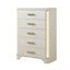 Jasmine - 5 Drawer Chest With Side LED Lightning - Beige