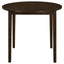3 Piece Dining Set With Drop Leaf Table And Upholstered Chairs