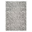 Geometrix - 5'3" X 7'3" Area Rug Geometric & 3D Effect - Ivory / Gray