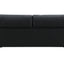 Eilene - Top Grain Leather Loveseat - Black