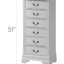 Traditional Style Lingerie Storage Chest Timeless