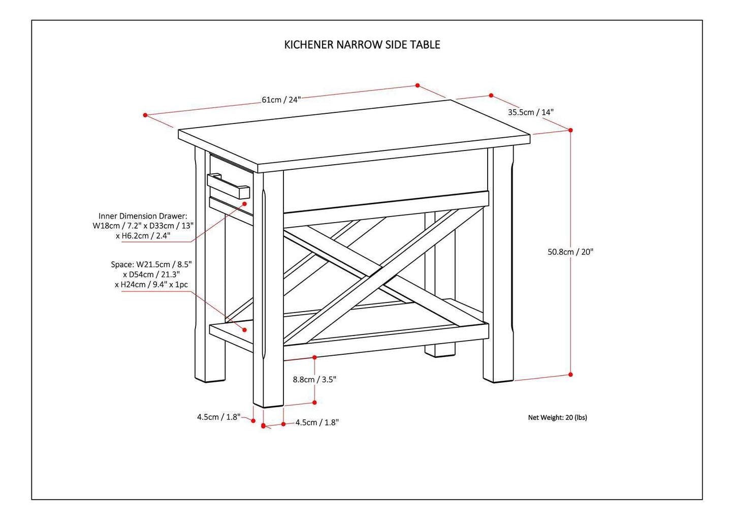 Kitchener - Handcrafted Table