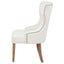 Tufted Dining Chair With Button Tufting And Nailhead Trim