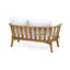 Patio Furniture Set, Outdoor Acacia Wood Patio Club Chair With Table