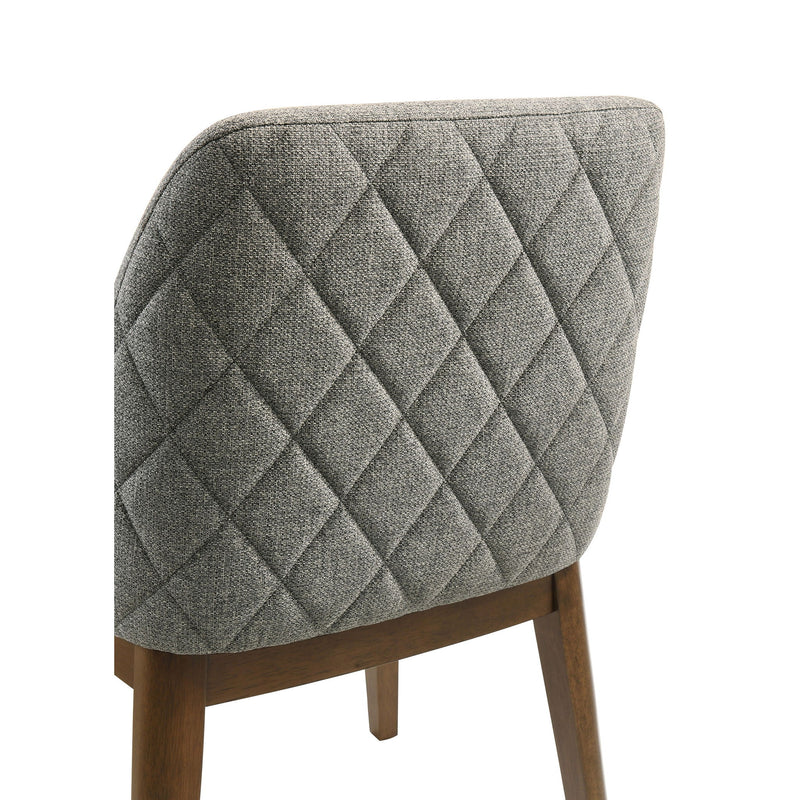 Hutchins - Dining Side Chair (Set of 2) - Gray / Brown