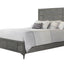 Storage Bed With Bookmatched Veneer