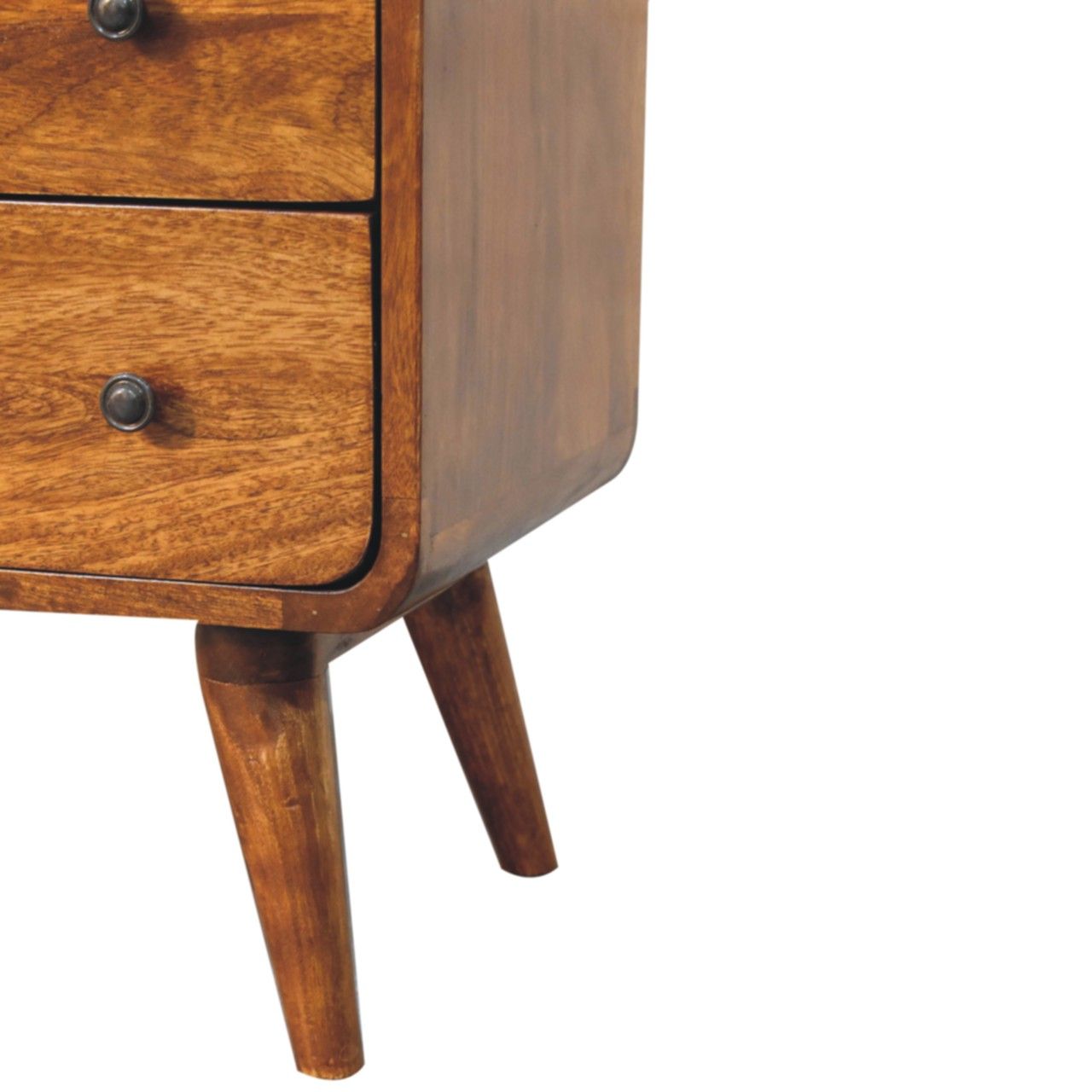 Curved Charm Console - Brown