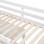 Loft Bed With Retractable Writing Desk And 4 Drawers, With Lateral Portable Desk And Shelves