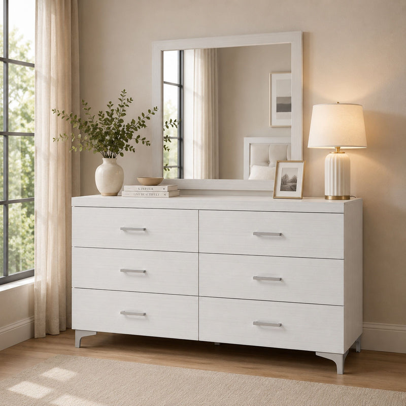Casilda - Mirror - White