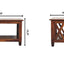 Belmont - X Frame Coffee Table - Brown