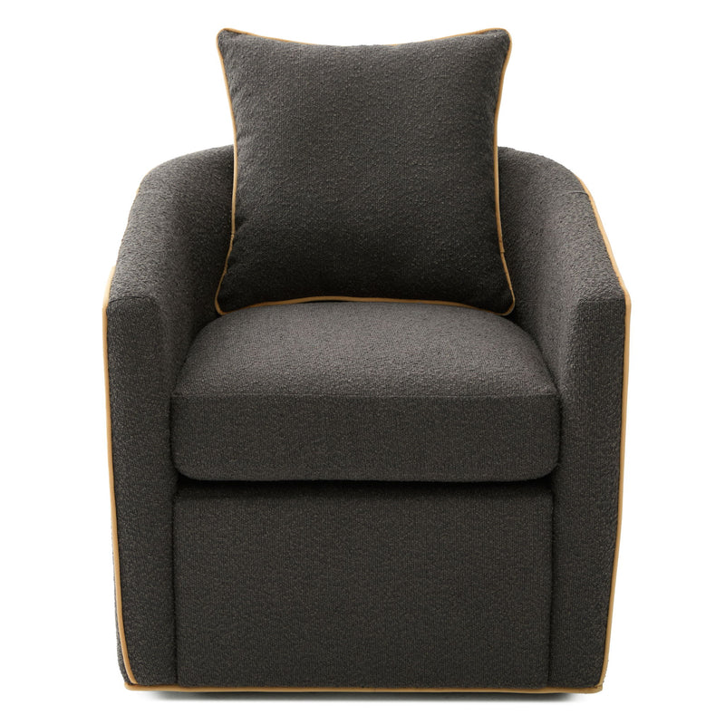 Swivel Accent Chair, Rotating Base, For Living Room