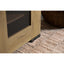 Door Accent Cabinet With Screens - Brown