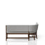 Curved Dining Bench Upholstered Curved Bench - Beige