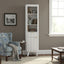 Tall Bathroom Storage Cabinet With Adjustable Shelves And 1 Drawer & Door