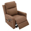 Manual Recliner Swivel Rocking Chair With 8 Point Massage And Heating