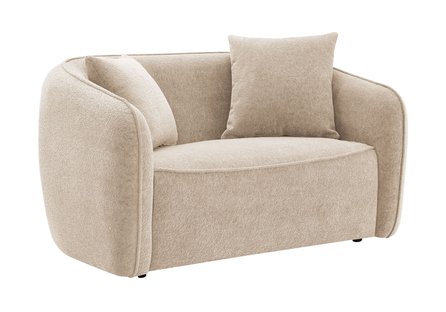 Keith - 3 Piece Living Room Set (Comes With Matching Color Toss Pillows)