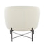 Chloe - Contemporary Chair - Black / White
