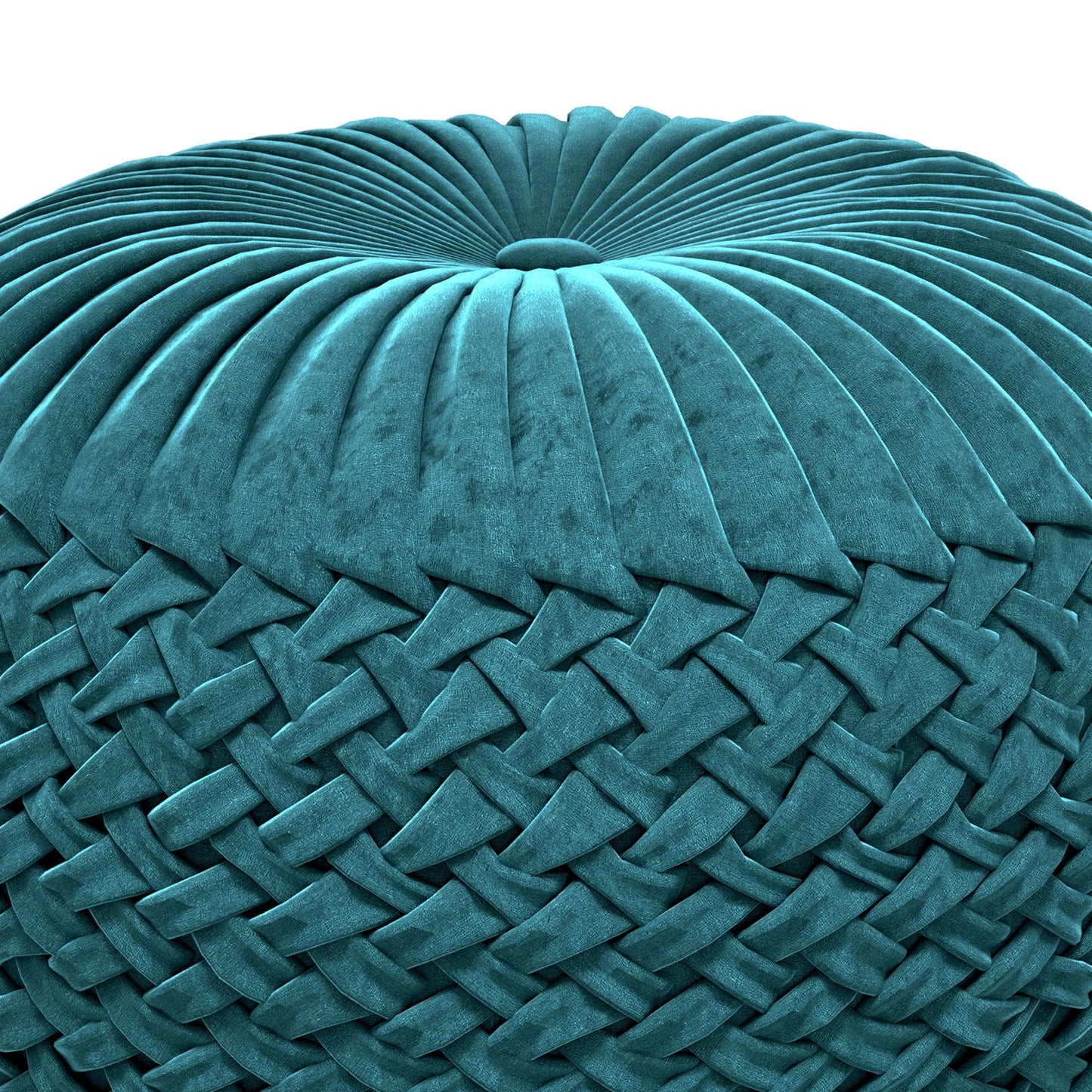 Grafton - Handcrafted Round Pouf
