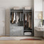 Open Wardrobe Storage For Bedroom