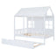 House Bed With Twin Size Trundle, Daybed