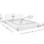 Alpine - Puffy Modern Platform Bed