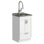 Reed - Deluxe Laundry Cabinet With Pull-Out Faucet And Stainless Steel Sink