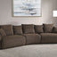 Bash - Anthology Boucle Sofa With Pillows - Brown
