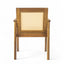 Preston - Outdoor Dining Chair With Cushion (Set of 2) - Teak / Beige