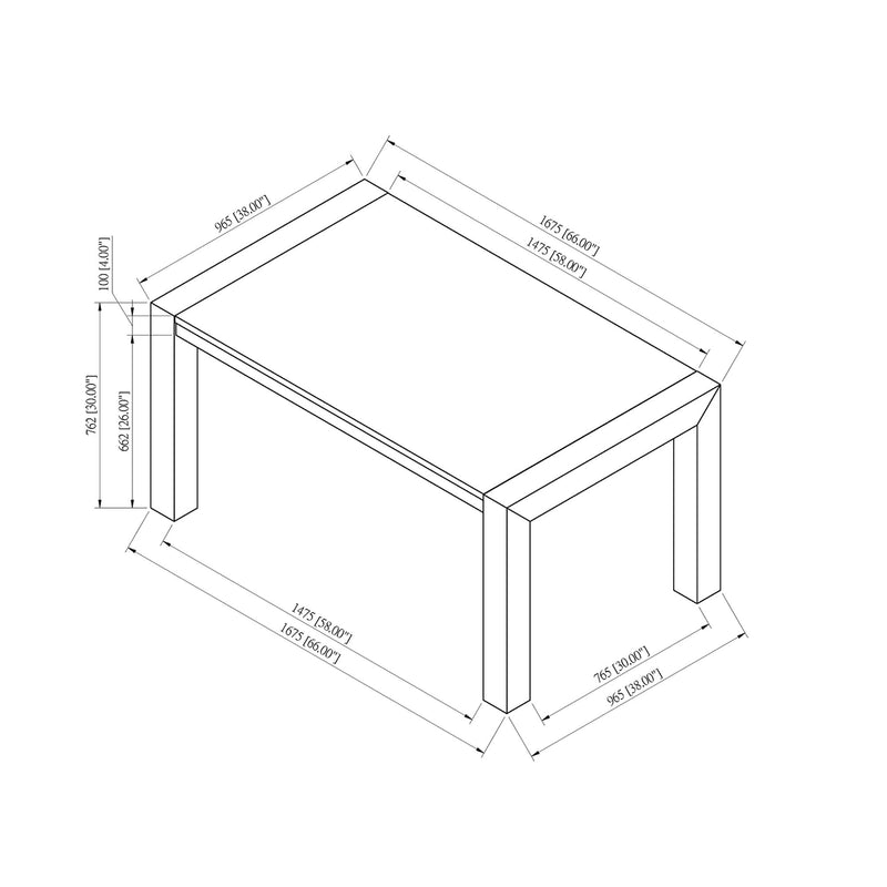 Vainilla - Mesa de comedor de mármol auténtico - Beige / Natural claro