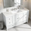 Bathroom Vanity With Separate Sink, Soft Close Doors And 4 Drawers