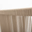 Cordoba - Dining Chair (Set of 2) With Acacia Wood Frame And Water Repellent Fabric - Beige / Yellow