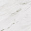 Halverson - Round Top Bar Table - White / Silver
