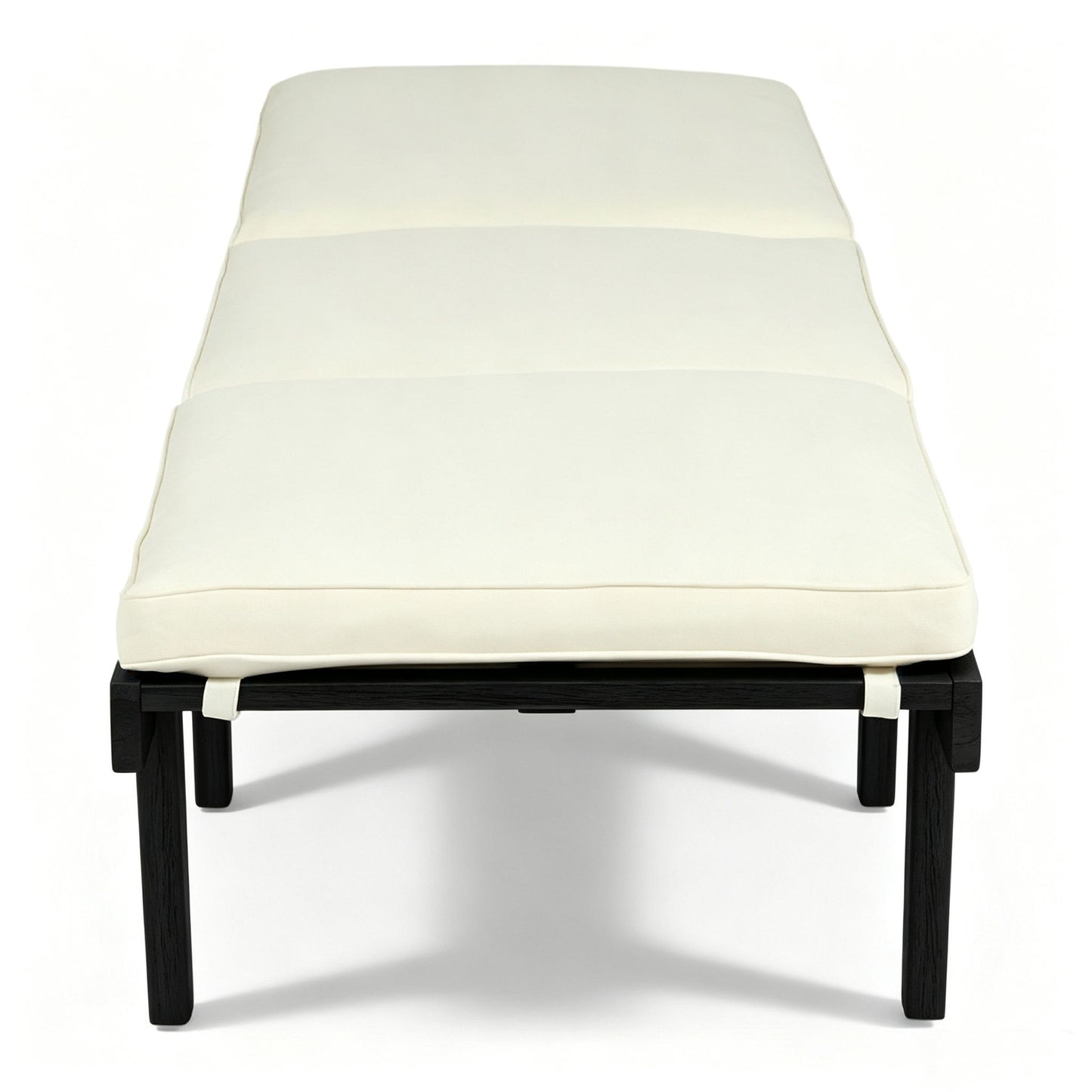 Ariana - Chaise Lounge With Cushion For Outdoor - Black