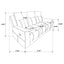 Slater - 2 Piece Reclining Sofa Set With Manual Recline