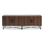 4 Door TV Cabinet, 2 Storage Spaces, Adjustable Shelves