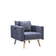 Easton - Fabric Living Room Set With USB Charging Ports Pockets And Pillows (Set of 2)