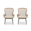 Outdoor Wicker Club Chair With Cushions (Set of 2)