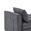 Sienna - Tufted Convertible Sleeper Sofa With Chaise - Gray