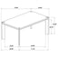 Rectangular Dining Set With Angular Legs