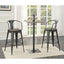 Staccato - Square Pub Height Bar Table - Dark Brown
