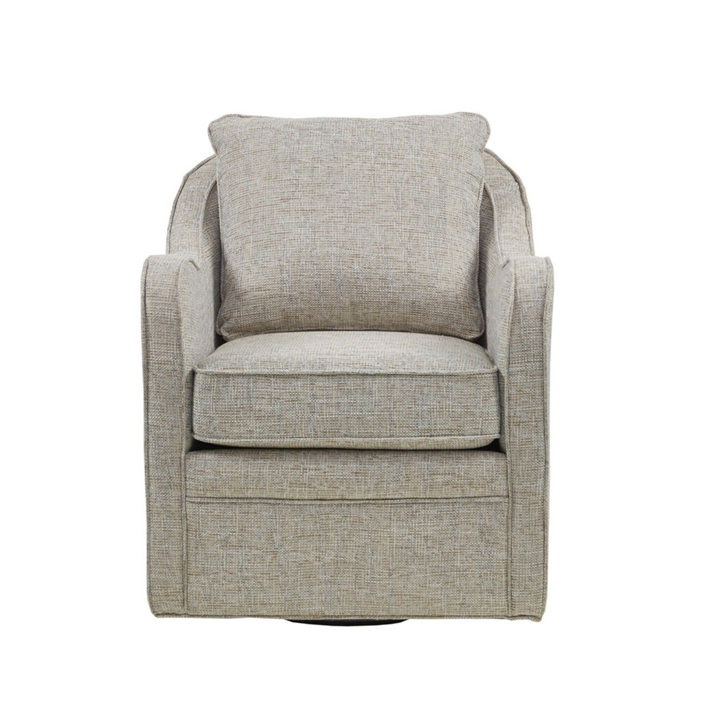 Wide Seat Arm Chair With 360 Degree Rotation