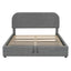 Upholstered Platform Bed With Hydraulic Storage System