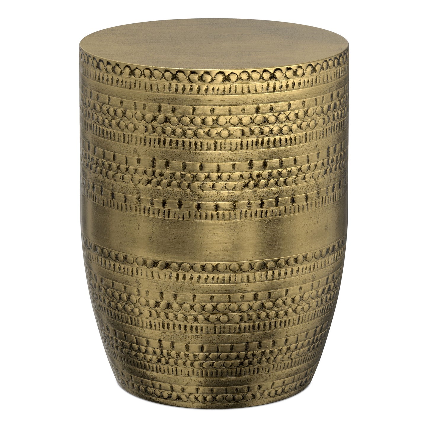 Johnsen - Handcrafted Large Metal Accent Table