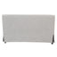 Slip Covered Settee With Casters - Beige